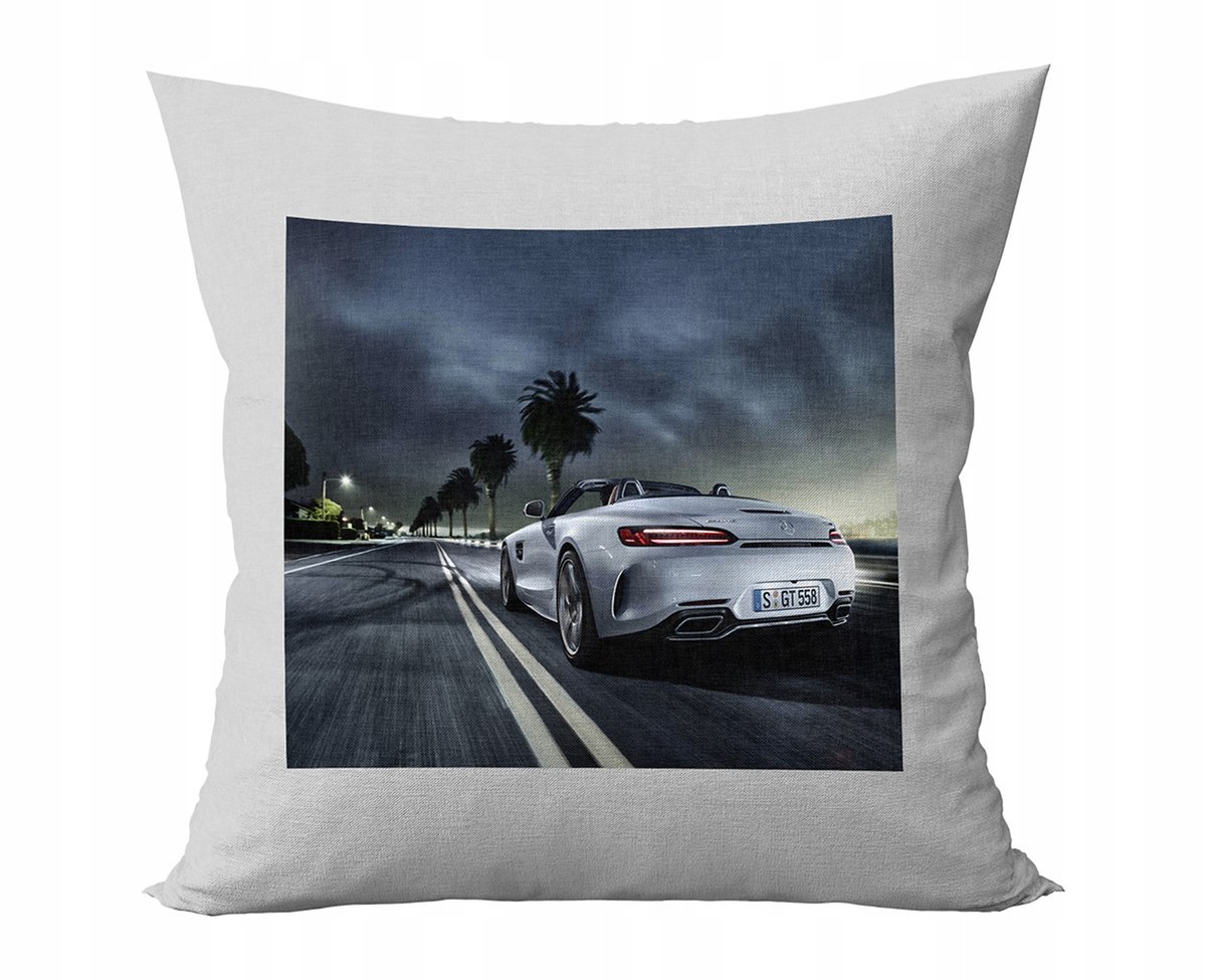 PODUSZKA PERSONALIZOWANA MERCEDES SAMOCHODY POMYSŁ NA PREZENT WZORY