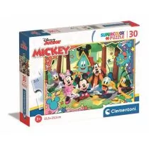 Puzzle - Clementoni Puzzle 30 Super Kolor Mickey - - grafika 1