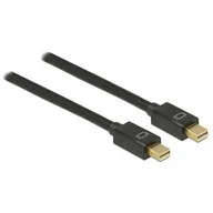 Kable komputerowe i do monitorów - Delock kabel mini DisplayPort męskie - męskieini Displayport M0.5 m, black (83472) - miniaturka - grafika 1