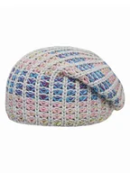 Czapki damskie - Döll Czapka beanie w kolorze niebiesko-szaro-jasnoróżowym - miniaturka - grafika 1