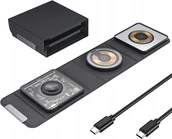 Ładowarki do telefonów - ŁADOWARKA INDUKCYJNA SKŁADANA DO APPLE 3W1 PL - miniaturka - grafika 1