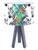 Lampy stojące - Macodesign Lampa biurkowa Zebra tropiku mini-foto-414a, 60 W - miniaturka - grafika 1