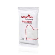 Dodatki do ciast w proszku - Saracino Masa cukrowa do modelowania White 1 kg - miniaturka - grafika 1