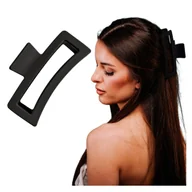 Ozdoby do włosów - Klamra do Włosów Czarna XXL Spinka Francuska Matowa Lekka i Wytrzymała - miniaturka - grafika 1