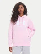 Bluzy damskie - Under Armour Bluza Ua Rival Fleece Big Logo 1379501 Różowy Loose Fit - miniaturka - grafika 1