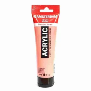 Talens Amsterdam, farba akrylowa, 120 ml, Róż wenecki - Przybory szkolne - miniaturka - grafika 1