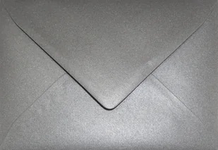 Koperty ozdobne perłowe B6 NK szare Aster Metallic Grey 120g 25 szt. - na zaproszenia ślubne kartki okolicznościowe vouchery - Kartki okolicznościowe i zaproszenia - miniaturka - grafika 1