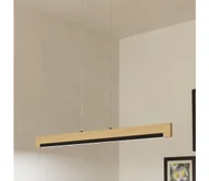 Lampy sufitowe - Eglo 901737 - LED Żyrandol ściemnialny na lince CAMACHO LED/25,5W/230V czarny/beżowy - miniaturka - grafika 1