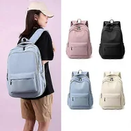 Torebki damskie - Tornister szkolny, plecak szkolny dla dziewczynek, plecak szkolny damski, plecak szkolny dla dzieci, wodoodporna torba podróżna na co dzień Czarny - miniaturka - grafika 1