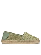 Espadryle damskie - Geox Espadryle D Lampedusa D46V0A 02MLM C3002 Zielony - miniaturka - grafika 1