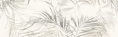 Płytki ceramiczne - Dekor Softy Leaves white inserto satin rectified 58x89 Opoczno - miniaturka - grafika 1