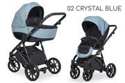 Wózki dziecięce - RIKO BRANO PRO 3W1 02 Crystal Blue - miniaturka - grafika 1