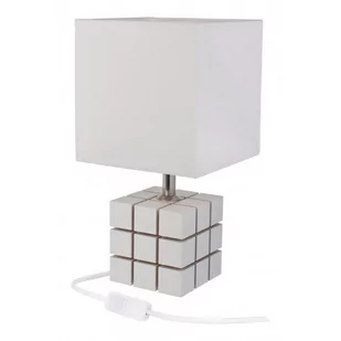 Biała lampka nocna dziecięca kostka - S187-Rubles - Lampy stojące - miniaturka - grafika 1