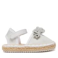 Buty dla dziewczynek - Espadryle Mayoral 41646 Biały - miniaturka - grafika 1