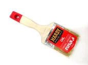 Pędzle i wałki - Kaem Pędzel Płaski 3" Wł.Jasne Gr.9 Czerwony - miniaturka - grafika 1