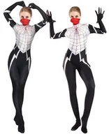 Stroje karnawałowe - Strój Przebranie Silk Cindy Moon Spiderman Pająk Cosplay M L 170 176 Cm - miniaturka - grafika 1