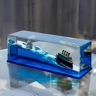 Zabawka antystresowa Niezatapialny statek Titanic 145x50x52 mm - Sortery dla dzieci - miniaturka - grafika 1