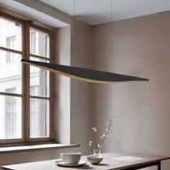 Lampy sufitowe - Lampa wisząca Clavit Lucande, możliwość ściemniania, czarny, salon / jadalnia, metal, nowoczesny - miniaturka - grafika 1