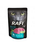 Mokra karma dla kotów - Dolina Noteci RAFI saszetka Sterilised tuńczyk 100 g dla kotów kastrowanych - miniaturka - grafika 1