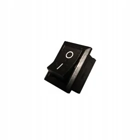 Włącznik kołyskowy czarny prostokątny Warszawa - Akcesoria do oświetlenia - miniaturka - grafika 1