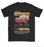 Koszulki męskie - ŚWIĄTECZNA KOSZULKA MĘSKA ŚMIESZNA T-SHIRT I'm Lightning Cars Mcqueen sally - miniaturka - grafika 1