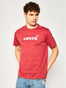 Levi's T-Shirt Housemark Graphic Tee 22489-0276 Czerwony Regular Fit - Koszulki męskie - miniaturka - grafika 1