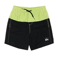 Spodenki damskie - Quiksilver Bain Garçon Corpo szorty chłopięce, czarny, zielony, jeden rozmiar - miniaturka - grafika 1