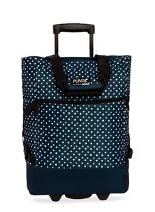 Torba na kółkach / wózek Punta Wheel Print - blue polka dot - Torby i wózki na zakupy - miniaturka - grafika 1