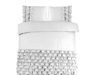 Pościel - 240x220 CYPRUS biały  kpl pościeli bawełna - miniaturka - grafika 1