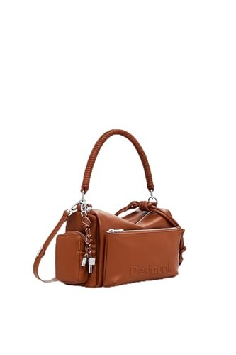 Desigual, BAG_HALF HABANA CAMEL Women's, Brązowy brązowy