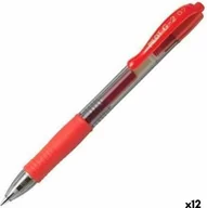 Długopisy - Długopis żelowy Pilot G-2 07 czerwony 0,4 mm (12 sztuk) - miniaturka - grafika 1
