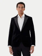 Marynarki męskie - HUGO Marynarka Henry254E1X 50549032 Czarny Slim Fit - miniaturka - grafika 1