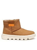Buty dla dziewczynek - Geox Śniegowce J Willaboom J56NCA 000AU C6627 D Brązowy - miniaturka - grafika 1
