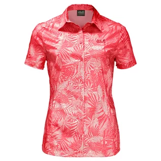 Koszule damskie - Koszula SONORA JUNGLE SHIRT hot coral all over - XS - grafika 1