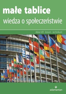Wiedza O Społeczeństwie Małe Tablice Wyd 9 Krzysztof Sikorski - Lektury gimnazjum - miniaturka - grafika 1
