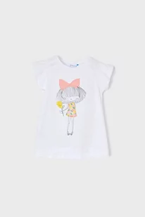 Komplet dziewczęcy Koszulka z krótkim rękawem i 2-pak leginsów - różowy - Dresy i komplety dla dziewczynek - miniaturka - grafika 3