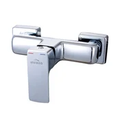 Baterie wannowe i prysznicowe - Invena ścienna Nyks BN28001 - miniaturka - grafika 1