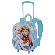 Plecaki - Frozen 2 - Kraina Lodu Happiness -Mały Plecak 3D na Kółkach, Turkusowy, 26 x 34 cm, Pojemność 12,5 L - miniaturka - grafika 1