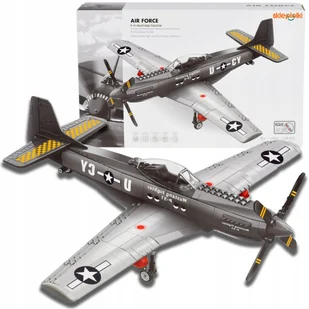 KLOCKI KONSTRUKCYJNE SAMOLOT MYŚLIWIEC ZESTAW DLA DZIECI MILITARIA MODEL - Klocki KLOCKI KONSTRUKCYJNE SAMOLOT MYŚLIWIEC ZESTAW DLA DZIECI MILITARIA MODEL - Klocki - miniaturka - grafika 1