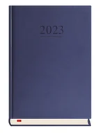 Kalendarze - Michalczyk i P. Kalendarze Terminarz Menadżera 2018 - granat T-203V-G 00071MP - miniaturka - grafika 1