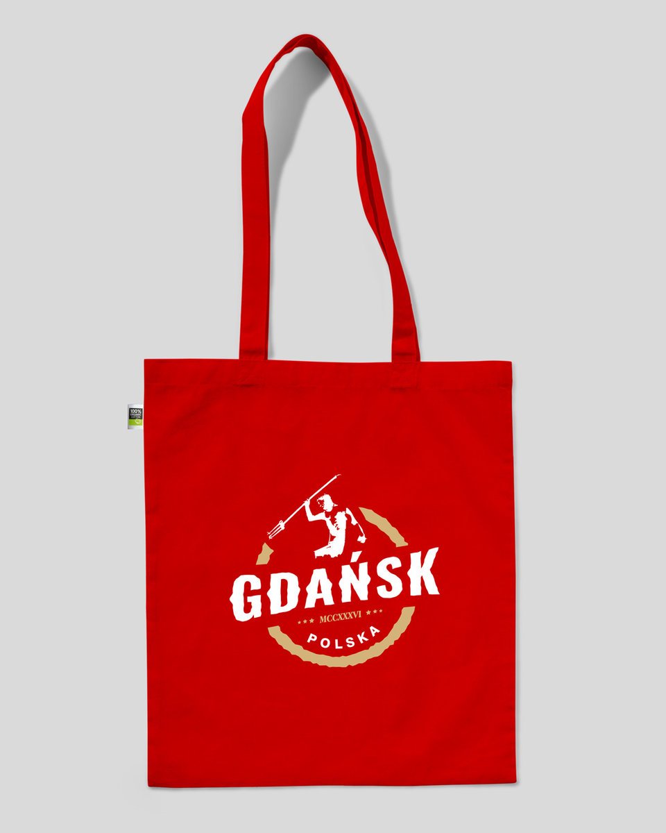 torba bawełniana na prezent na zakupy GDAŃSK Czerwony