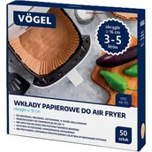 Akcesoria i części AGD - Foremki papierowe K&M VOG AK 175 do Air Fryer 16 cm (50 sztuk) - miniaturka - grafika 1