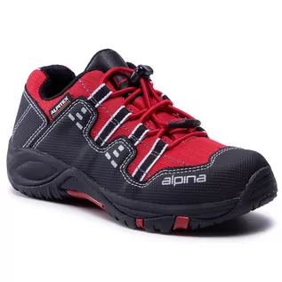 Baleriny - Trekkingi ALPINA - Atos 6402-3K Red/Black - grafika 1