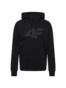 Bluzy męskie - 4F Bluza męska, Głęboki czarny, XXL - miniaturka - grafika 1