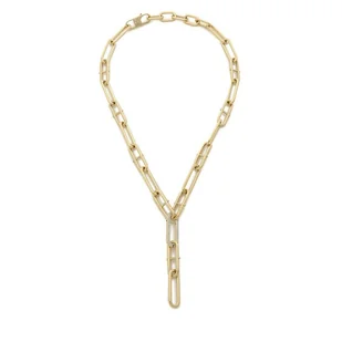 Naszyjnik Fossil JF04583710 Złoty - Naszyjniki - miniaturka - grafika 1