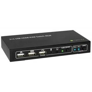 Intellinet Techly Przełącznik KVM 2/1 HDMI (028696) - Przełączniki KVM - miniaturka - grafika 7