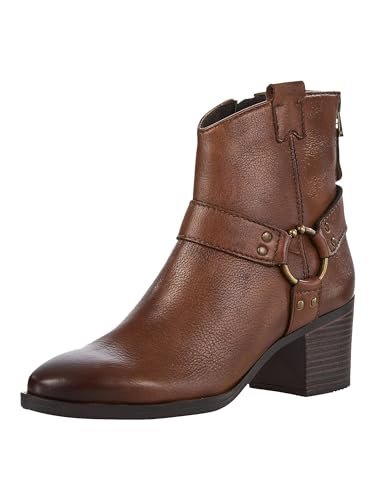 Marco Tozzi Damskie botki Zip+Slip 2-25358-43 modne kozaki, Cuoio, 41 EU, Cuoio, 41 EU