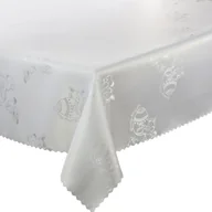 Obrusy i serwetki - Bieżniki i Serwety Plamoodporne Świąteczne Zajączek Wielkanocny 1678 Biały-40x40 cm - miniaturka - grafika 1