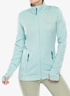 Bluzy sportowe damskie - Bluza polarowa damska Columbia Park View Grid Fleece Full Zip - spray - miniaturka - grafika 1