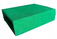 Prześcieradła - Prześcieradło Frotte z gumką 160x200 Zielone Polskie Grube Bawełniane - miniaturka - grafika 1